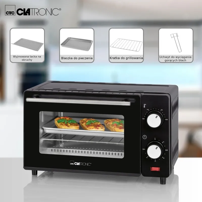 Електропіч Clatronic MB 3746 Black